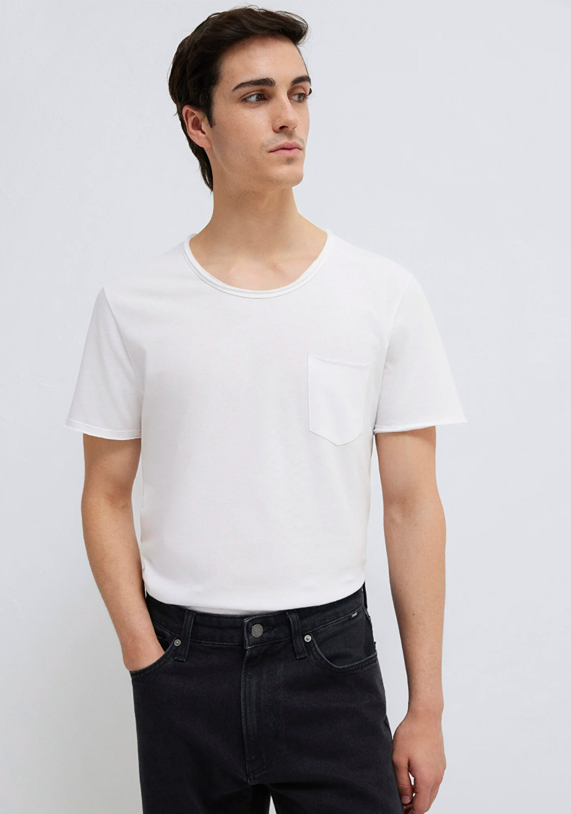 Beyaz Basic Tişört