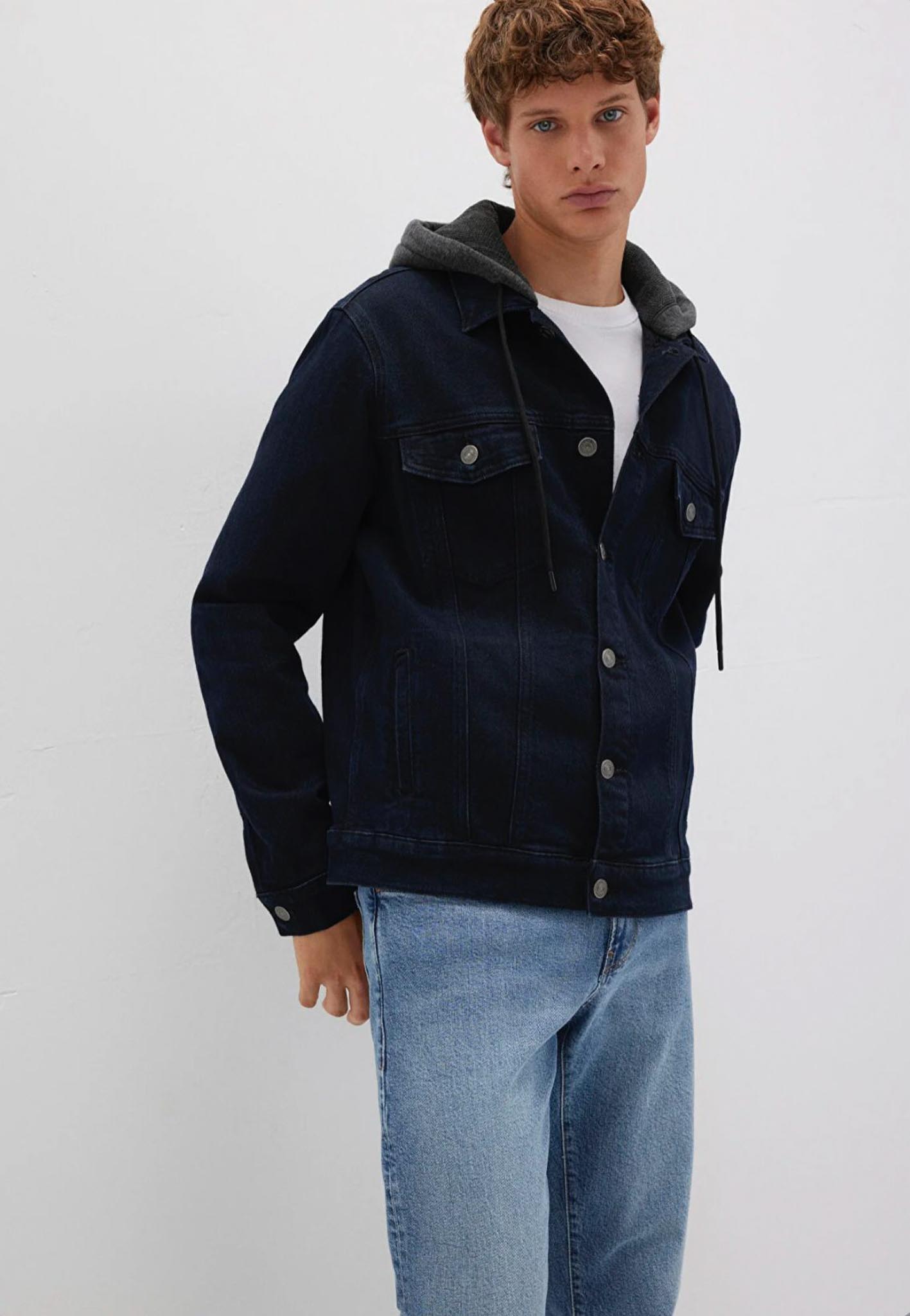Brandon 90lar Mürekkep Mavisi Regular Fit Jean Ceket