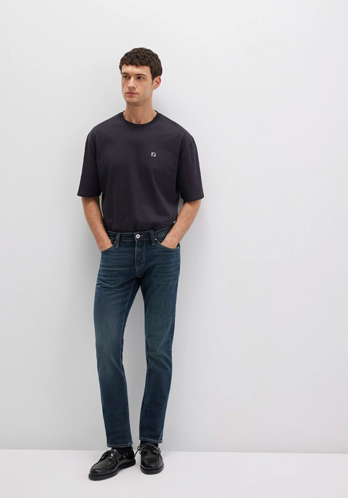 Jake Mavi Pro Koyu Puslu Comfort Jean Pantolon