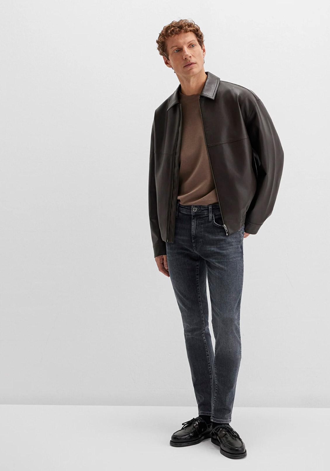 James Edition Gri Erkek Jean Pantolon