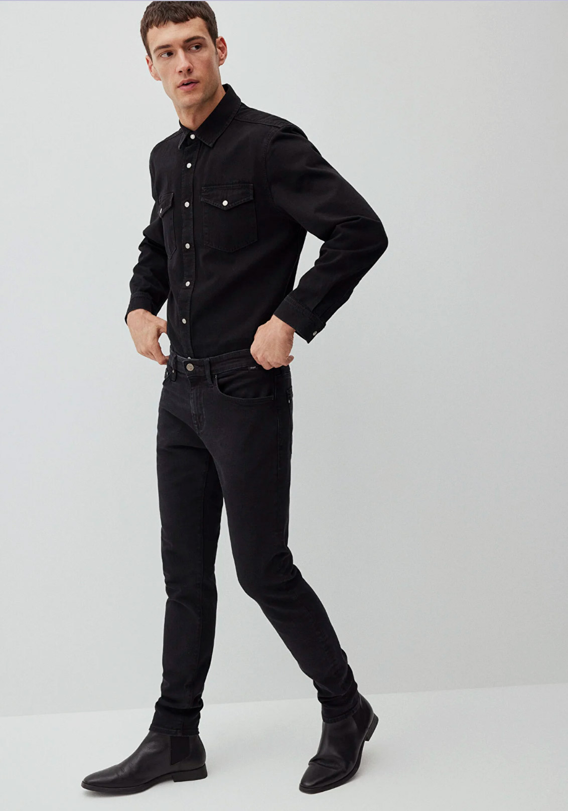 James Lux Black Antrasit Smoke Jean Pantolon