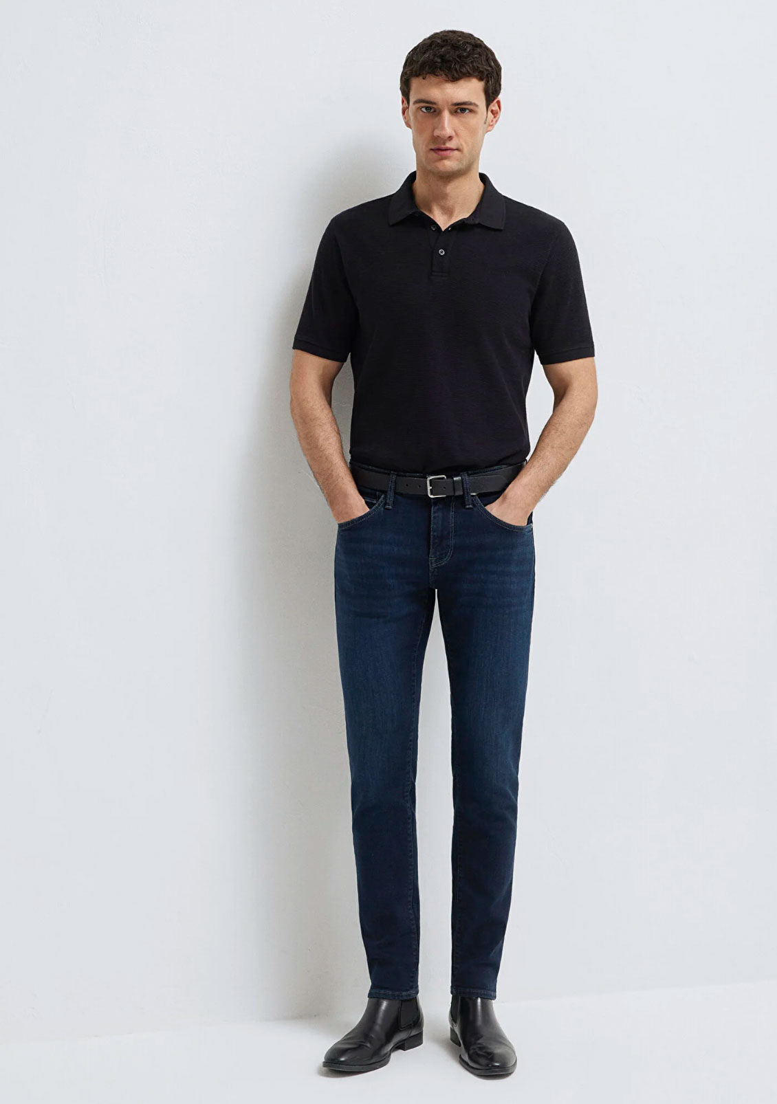 James Premium Blue Koyu Mürekkep Mavisi Jean Pantolon