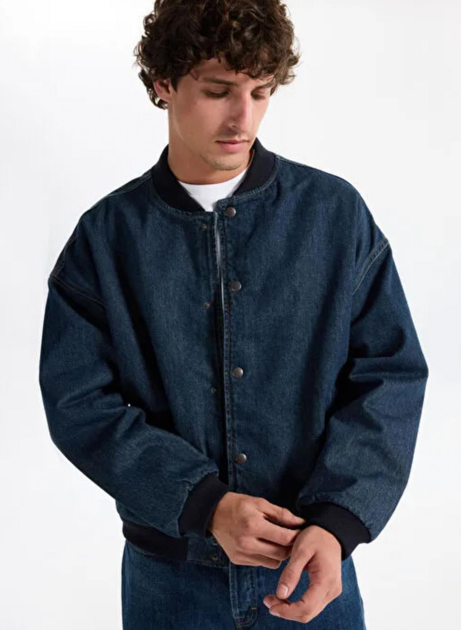 Leroy Street Rinse Denim Jean Oversize Ceket