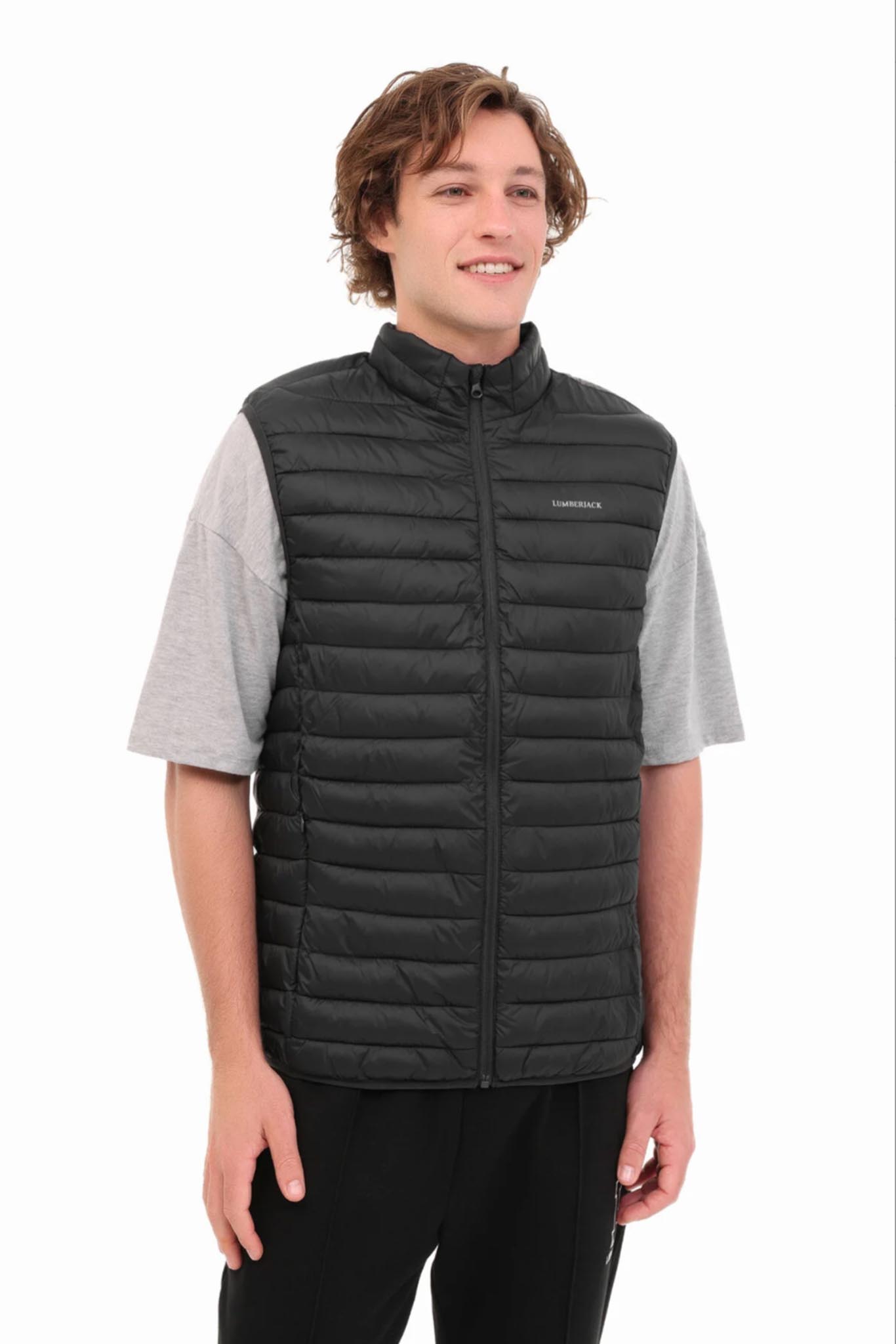 Lumberjack 4WEST Erkek Siyah Yelek