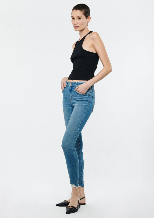Tess Gold Premium İndigo Mavisi Jean Pantolon