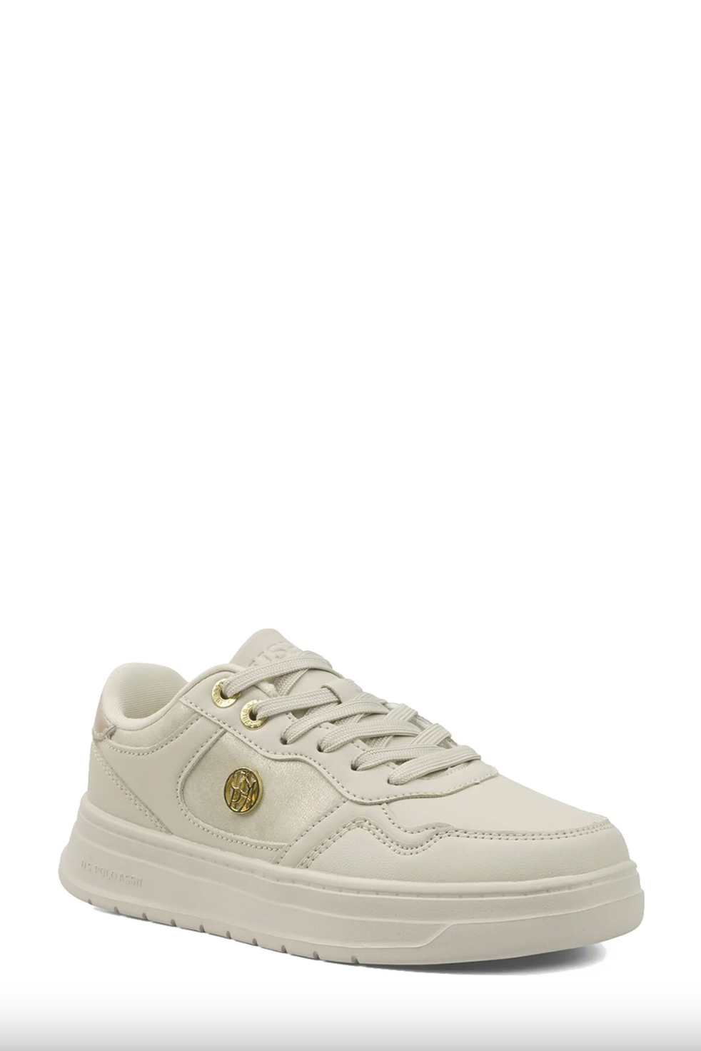 U.S. Polo Assn. EMORA 5FX Bej Kadın Sneaker